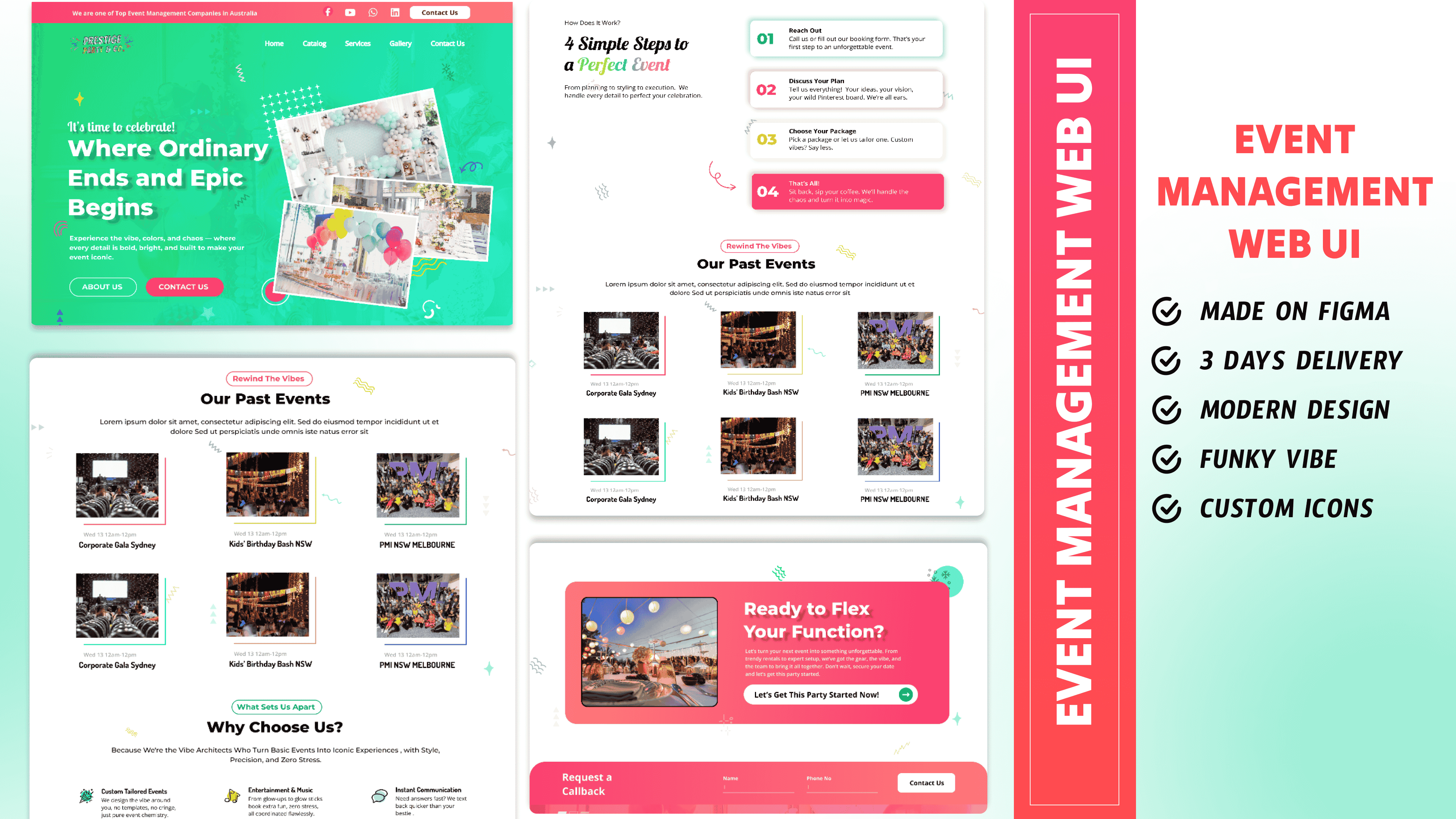 Event Website UI