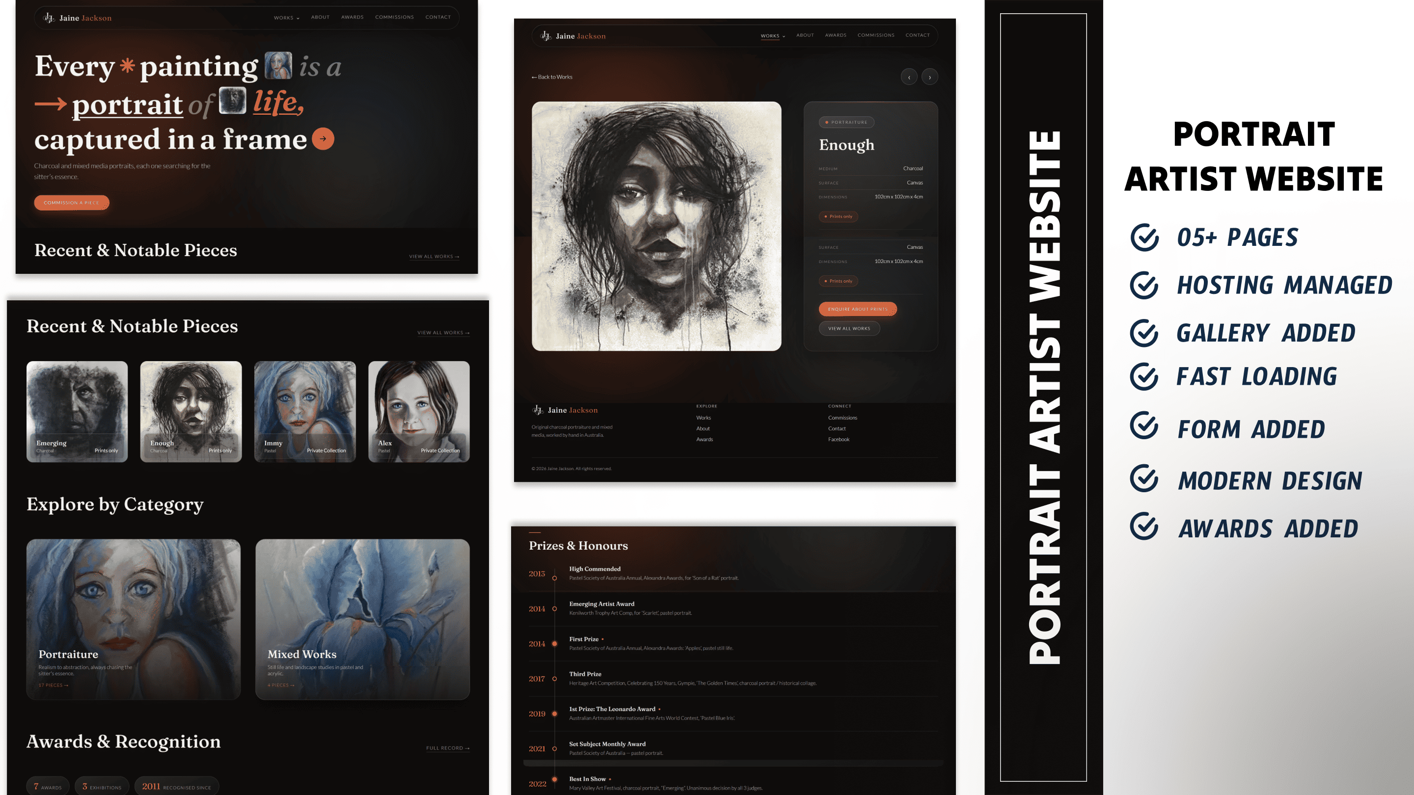 Portrait Artist Website